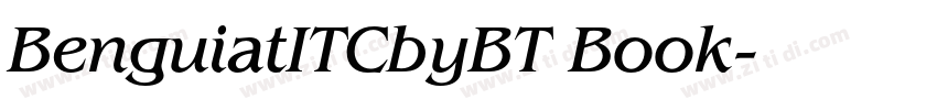 BenguiatITCbyBT Book字体转换